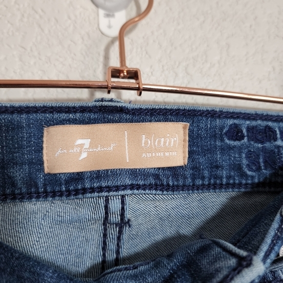 7 FOR ALL MANKIND 7FAMK The High Waist ankle skinny jeans Sparkle Edition 29 - Picture 7 of 15